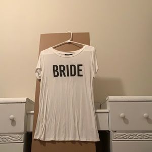 Bride shirt